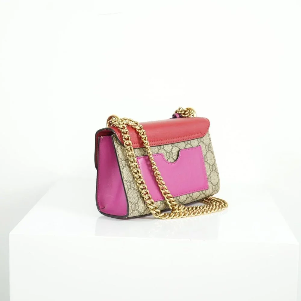 Gucci Small Padlock GG Supreme Canvas Shoulder Bag - Picture 4 of 11